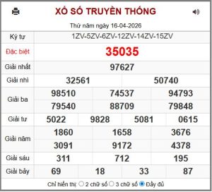 xổ số miền bắc 247 ngày 17-04-2026